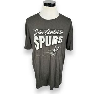 San Antonio Spurs T-Shirt Men 2XL XXL Black Short Sleeve NBA Ring Spun Soft Tee